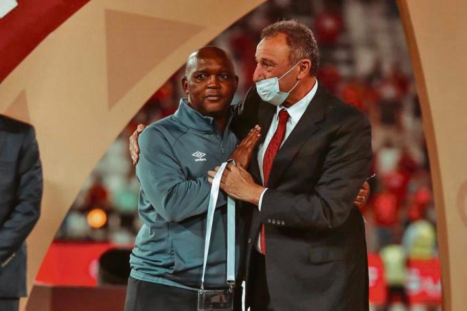 Al Ahly president congratulates Pitso Mosimane for honorary doctorate