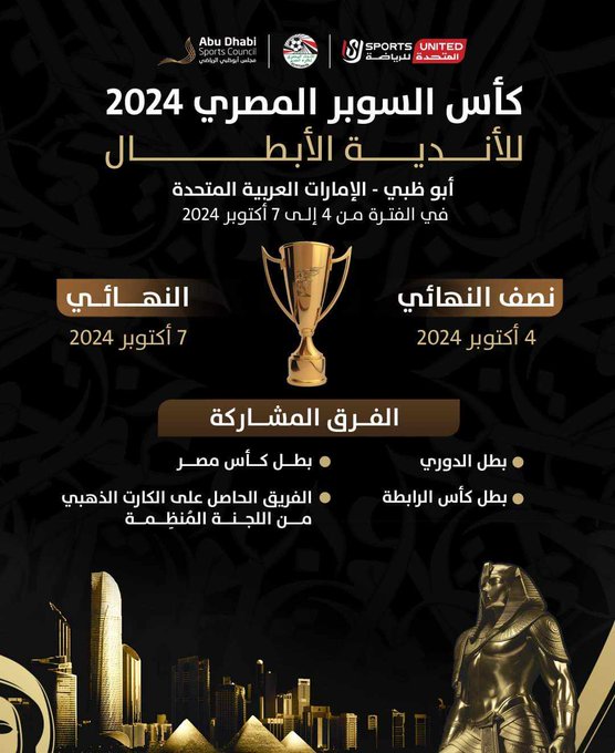 OFFICIAL: Format & dates for Egypt Super Cup announced