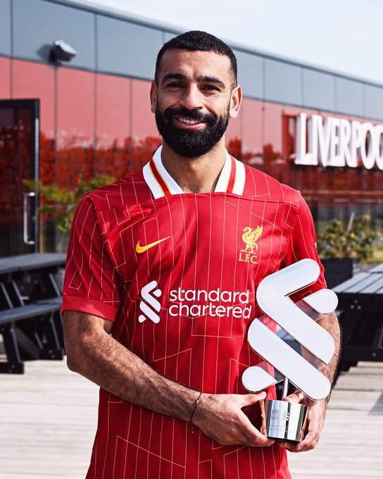 Mohamed Salah wins Liverpool Player of the Month award