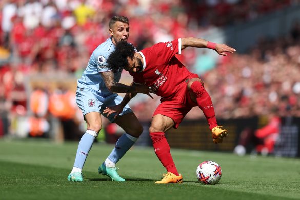 It feels like hitting wall, Aston Villa's Lucas Digne praises Mohamed Salah